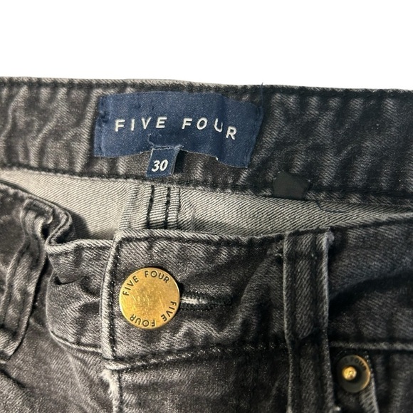 Five Four Black Slim Straight Leg Jeans Sz 30 - Picture 8 of 15